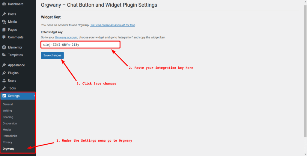 Whatsapp WordPress plugin guide step 3.2